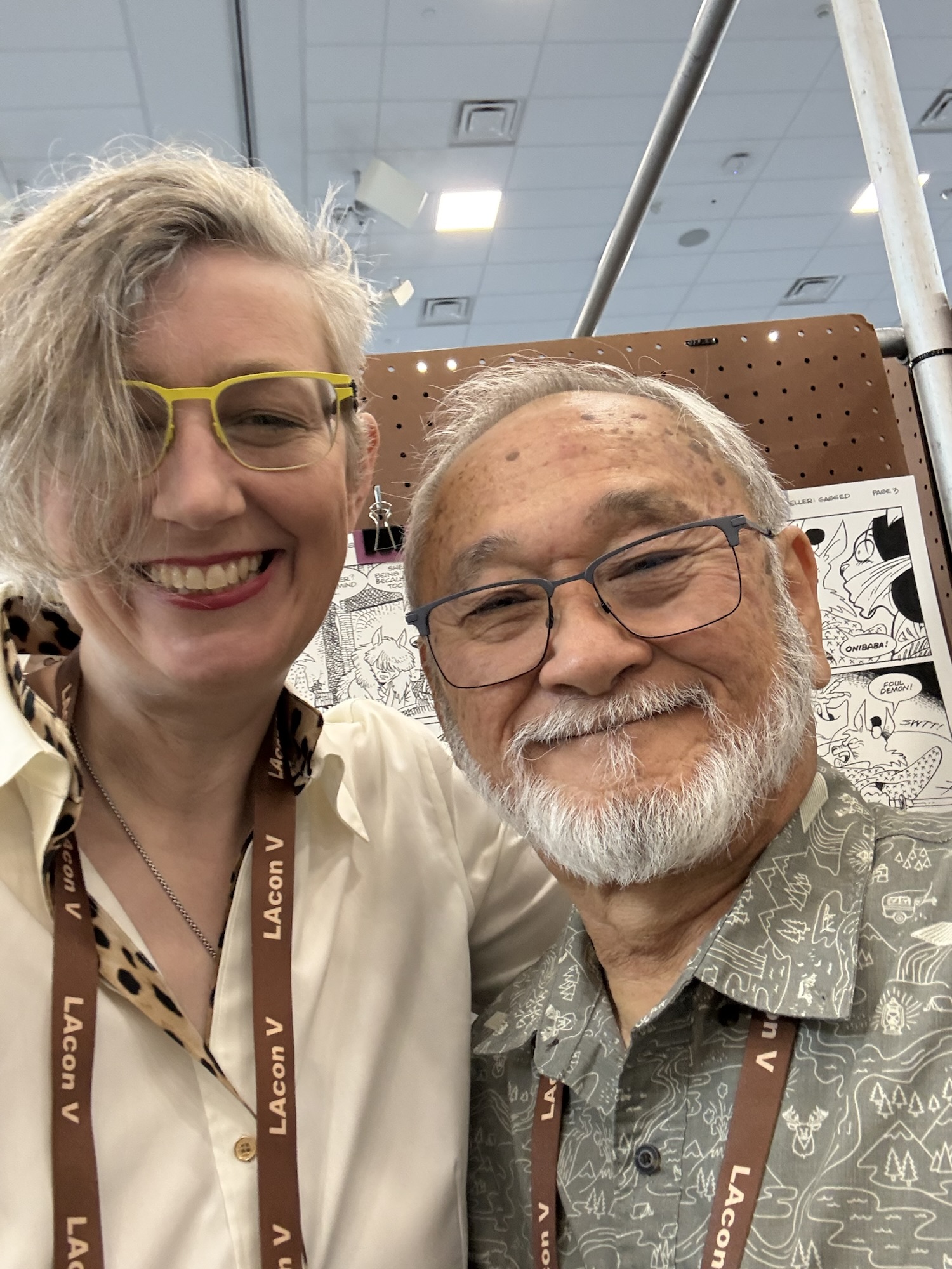 Selfie with Stan Sakai